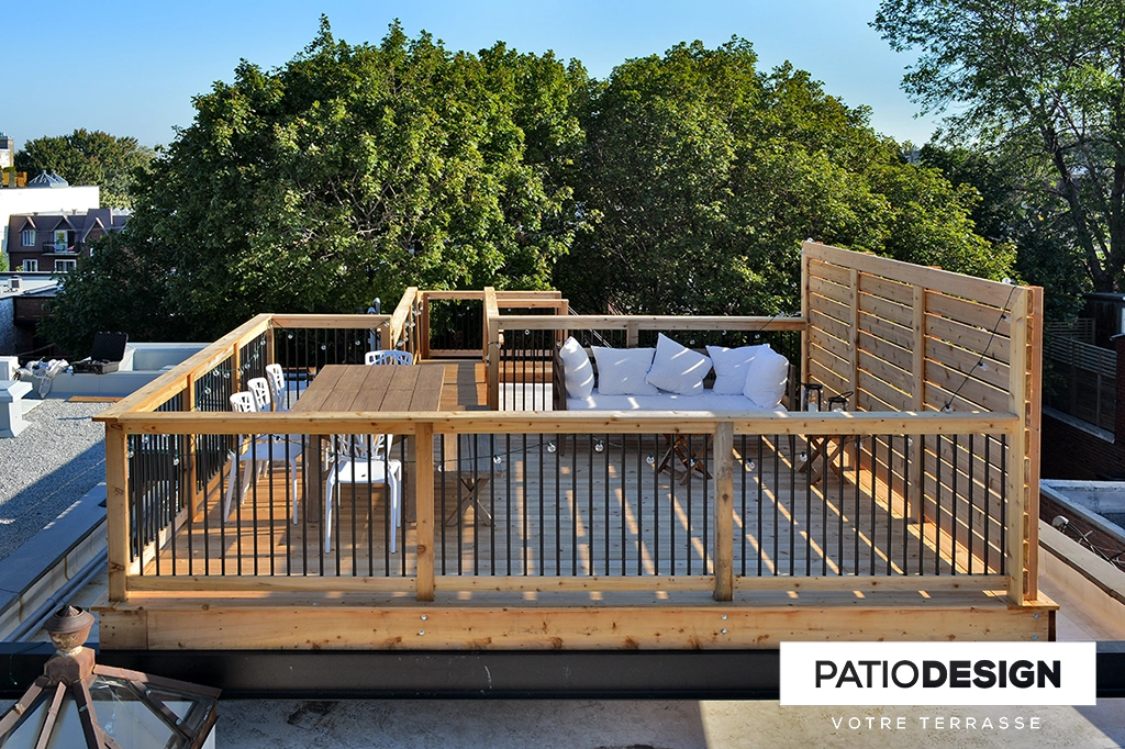 Patio en bois par Patio Design inc.