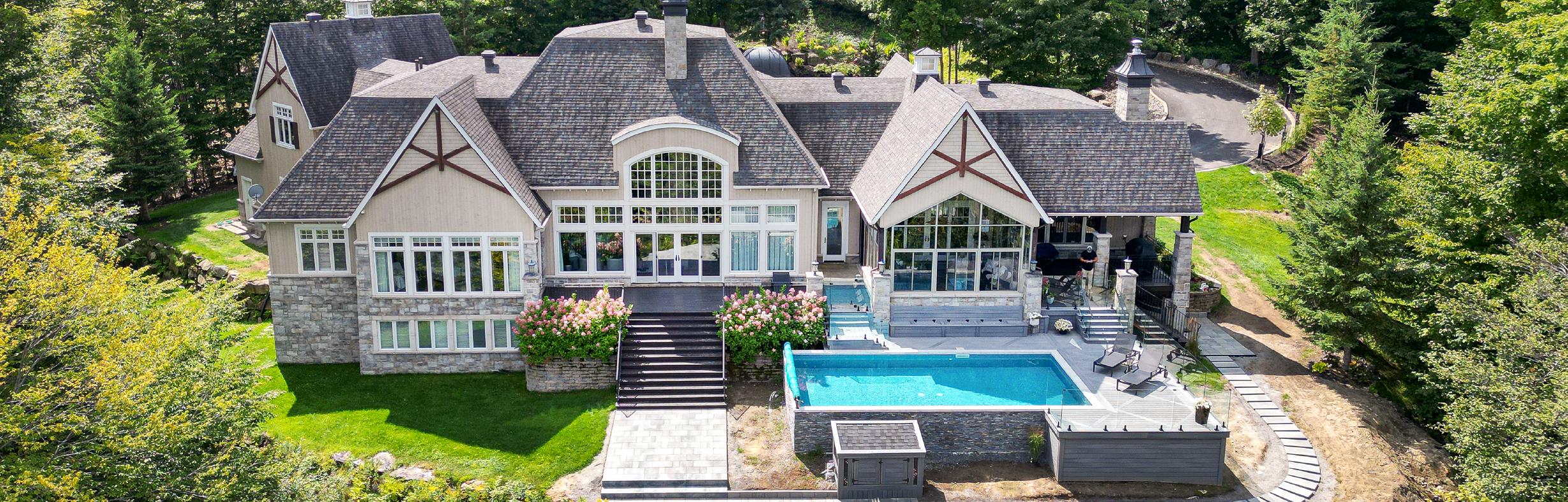 Piscine creusée Patio Design